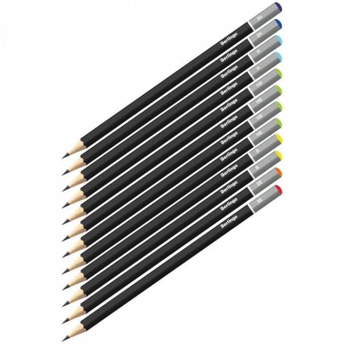 Набор чернографитных карандашей BERLINGO BS01212 1829893